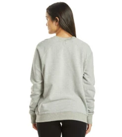 Spiritual Gangster Believe Classic Crew Sweatshirt -Pranty Yoga Shop 4328273674283 mediumheathergrey 3a