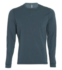 Vuori Men's Ever Henley -Pranty Yoga Shop 4345607389227 indigo 1a