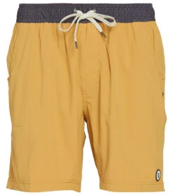 Vuori Men's Kore Yoga Shorts Cognac -Pranty Yoga Shop 4345615089707 cognac