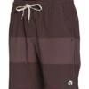 Vuori Men's Kore Yoga Shorts Oxblood Texture Block