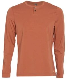 Vuori Men's Ever Henley Copper 5 Vuori Men's Ever Henley Copper -Pranty Yoga Shop 4345615712299 copper