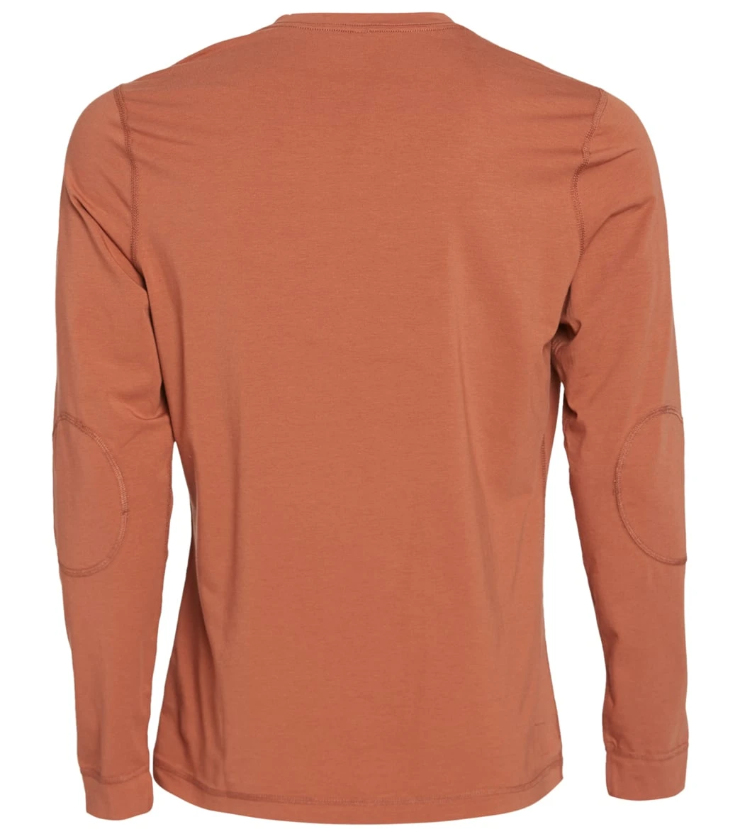 Vuori Men's Ever Henley Copper 3 Vuori Men's Ever Henley Copper