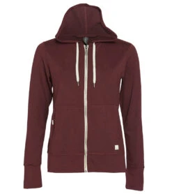 Vuori Halo Performance After Yoga Hoodie Cerise Heather -Pranty Yoga Shop 4345618071595 ceriseheather