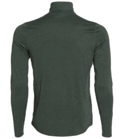 Vuori Men's Ease Performance Yoga 1/2 Zip -Pranty Yoga Shop 4345619152939 blackenedgreenheather 2a 1