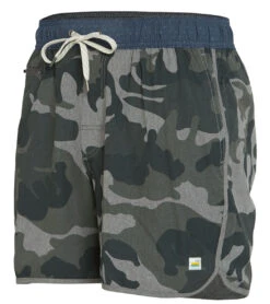 Vuori Men's Banks Short 5" Yoga Shorts Grey Camo
