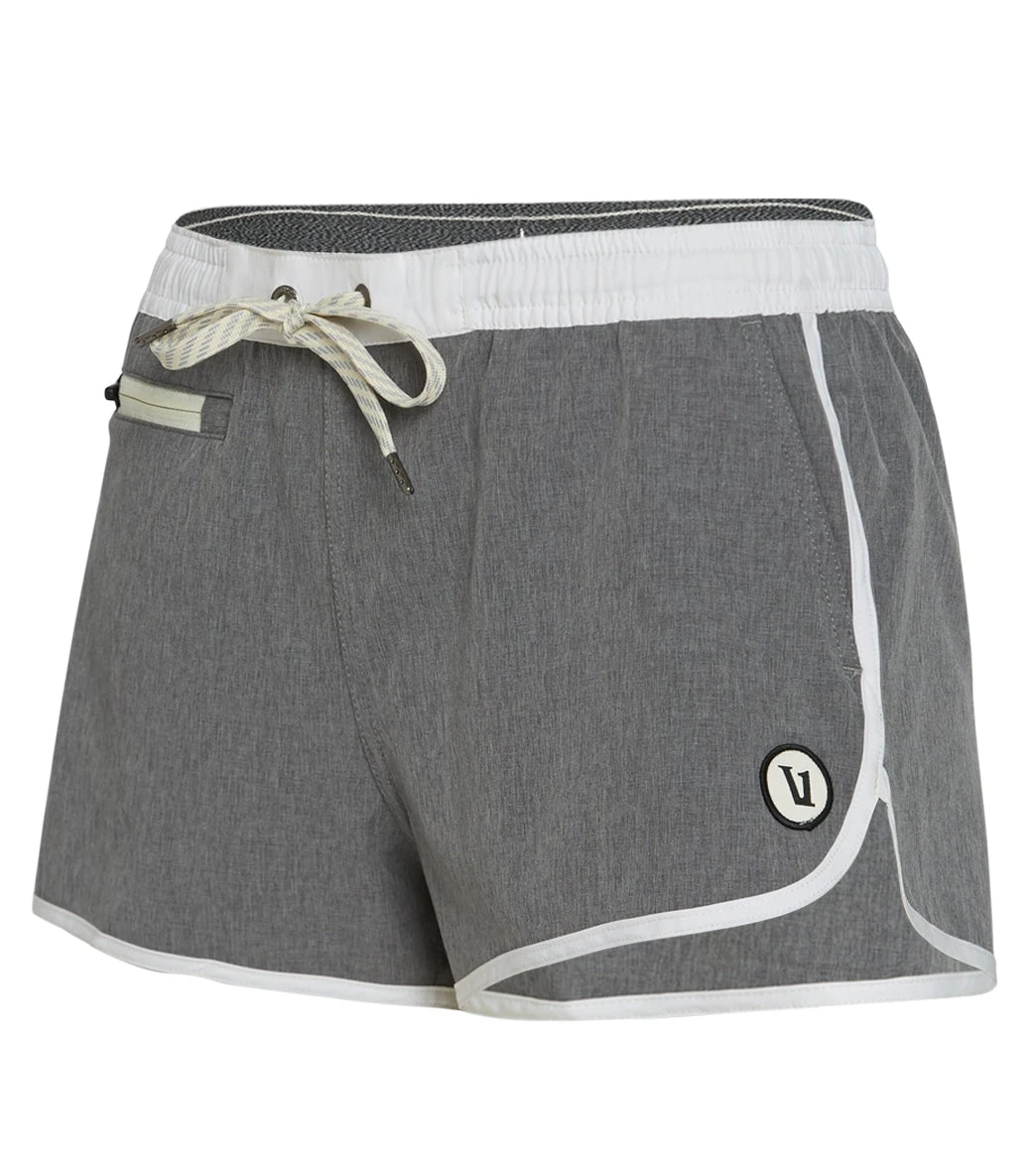 Vuori Tavi Yoga Shorts Grey Linen Texture 3 Vuori Tavi Yoga Shorts Grey Linen Texture