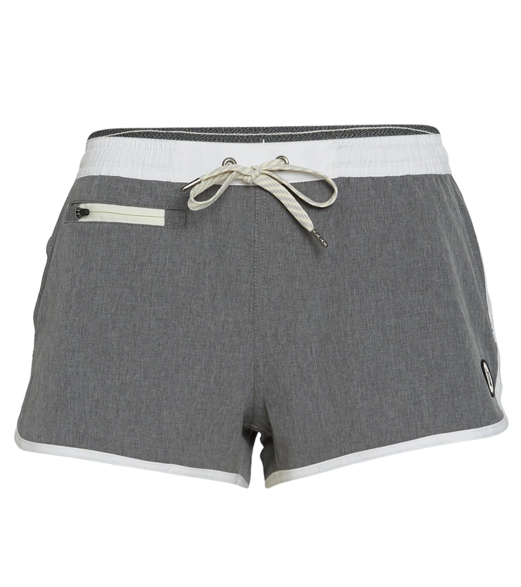 Vuori Tavi Yoga Shorts Grey Linen Texture 5 Vuori Tavi Yoga Shorts Grey Linen Texture - Image 3