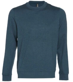 Vuori Men's Ponto Performance Crew Neck Pullover -Pranty Yoga Shop 4345673908267 indigoheather 1a