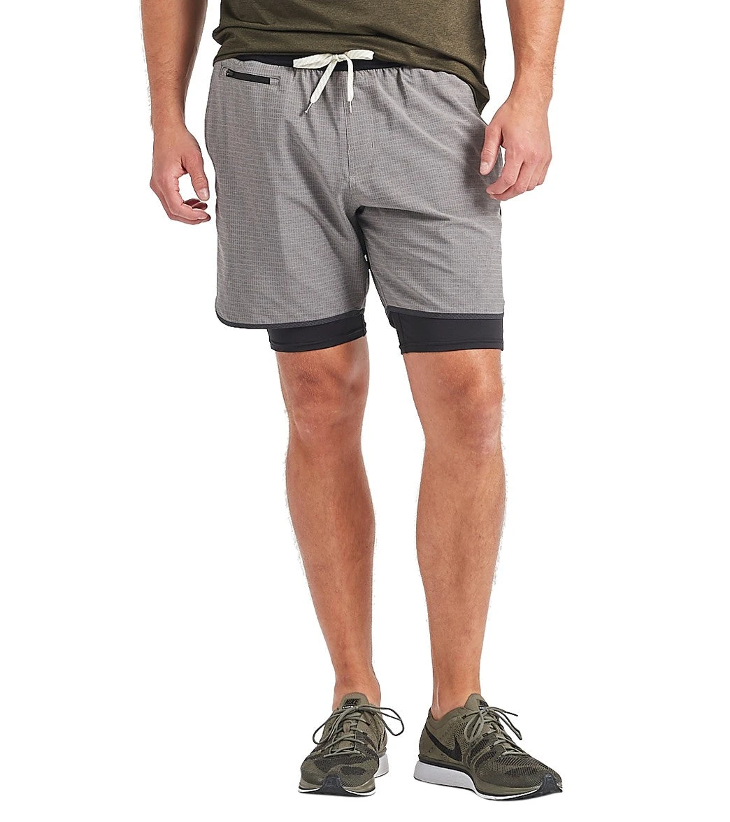 Vuori Men's Stockton Shorts Grey Linen Texture 6 Vuori Men's Stockton Shorts Grey Linen Texture - Image 4