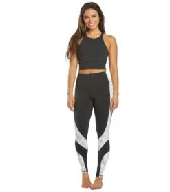 DYI High Neck Elevate Racer Yoga Sports Bra Black -Pranty Yoga Shop 4352456917035 black 4a