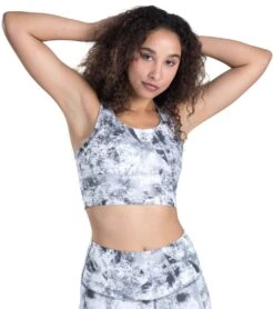 DYI Elevate Racer Yoga Sports Bra Space Age Foil