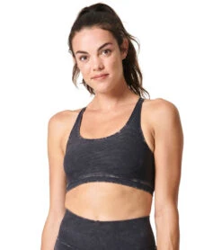 NUX Seamless Shapeshifter Yoga Sports Bra Black