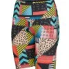 Onzie High Rise Bike Shorts Geo Mix -Pranty Yoga Shop 4355664478251 geomix 2a