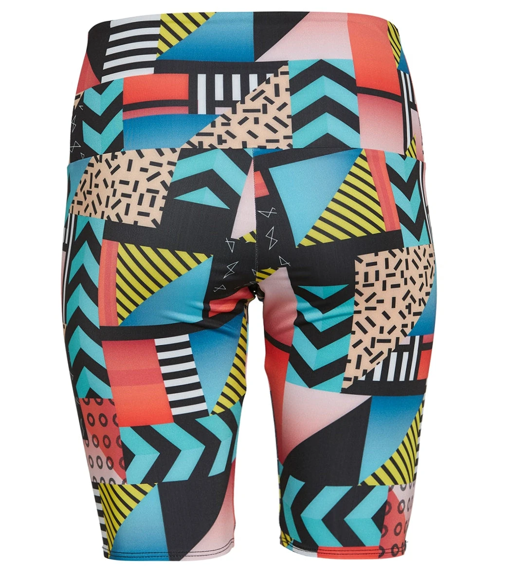 Onzie High Rise Bike Shorts Geo Mix 4 Onzie High Rise Bike Shorts Geo Mix - Image 2