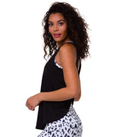Onzie Twisted Yoga Tank Black -Pranty Yoga Shop 4355754852395 black 3a
