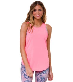 Onzie Twisted Yoga Tank Neon Coral 7 Onzie Twisted Yoga Tank Neon Coral -Pranty Yoga Shop 4355754885163 neoncoral 3a