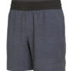 PrAna Men's The Slope 7" Inseam Yoga Shorts Charcoal Weaver -Pranty Yoga Shop 4356114251819 charcoalweaver 2a