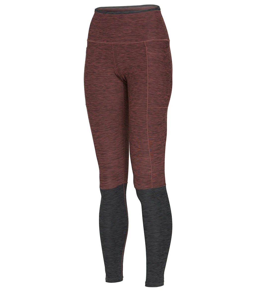 PrAna Zandra 7/8 Yoga Leggings Raisin Heather 3 PrAna Zandra 7/8 Yoga Leggings Raisin Heather