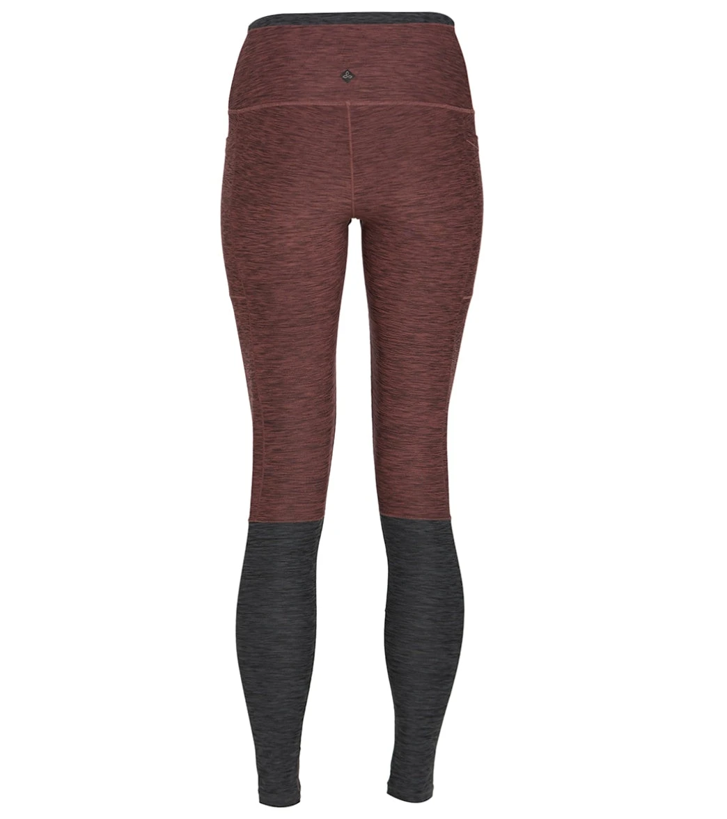 PrAna Zandra 7/8 Yoga Leggings Raisin Heather 4 PrAna Zandra 7/8 Yoga Leggings Raisin Heather - Image 2