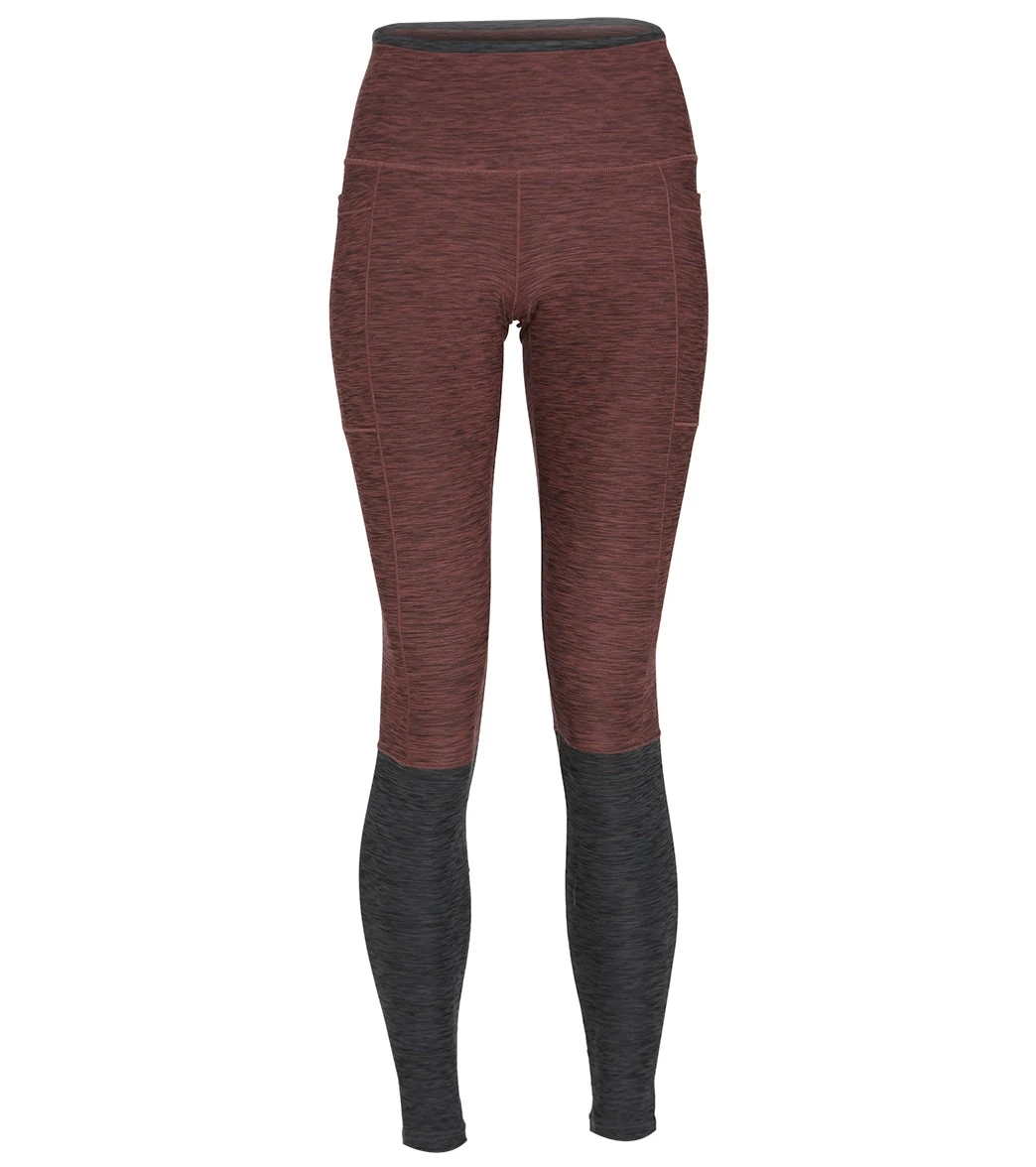 PrAna Zandra 7/8 Yoga Leggings Raisin Heather 5 PrAna Zandra 7/8 Yoga Leggings Raisin Heather - Image 3