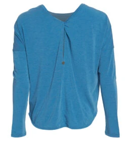 PrAna Rogue Long Sleeve Yoga Top Admiral Blue