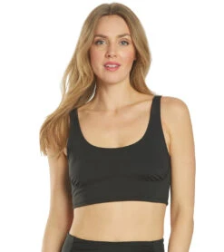 Free People Breathe Easy Yoga Sports Bra Black 11 Free People Breathe Easy Yoga Sports Bra Black -Pranty Yoga Shop 4364242911275 black