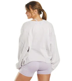 Free People Go For Gold Reversible Pull Over Lavender -Pranty Yoga Shop 4364243533867 lavender 3a