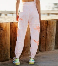 Free People Sun And Done Joggers Orange -Pranty Yoga Shop 4364245041195 orange 5a