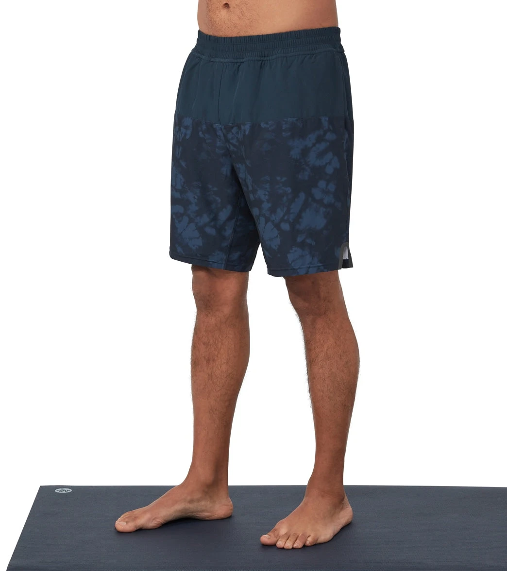 Manduka Men's Pro Classic Rise Shorts DARK SAPPHIRE COMBO 6 Manduka Men's Pro Classic Rise Shorts DARK SAPPHIRE COMBO - Image 4