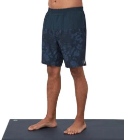 Manduka Men's Pro Classic Rise Shorts -Pranty Yoga Shop 4372735655979 darksapphirecombo 1a