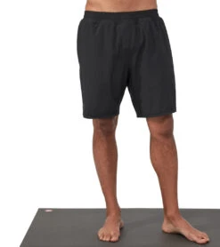 Manduka Men's Pro Classic Rise Shorts -Pranty Yoga Shop 4372735688747 black
