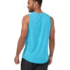 Manduka Men's Pro Tech Slim Fit Tank Dresden Blue -Pranty Yoga Shop 4372735754283 dresdenblue 2a