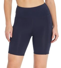 Marika Lucy High Waisted Tummy Control Yoga Shorts Midnight Blue 11 Marika Lucy High Waisted Tummy Control Yoga Shorts Midnight Blue -Pranty Yoga Shop 4377773146155 midnightblue