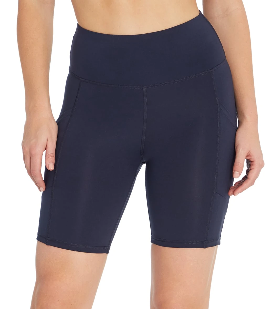 Marika Lucy High Waisted Tummy Control Yoga Shorts Midnight Blue 7 Marika Lucy High Waisted Tummy Control Yoga Shorts Midnight Blue - Image 5
