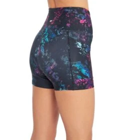 Marika Sky Yoga Shorties -Pranty Yoga Shop 4390755270699 crystaldyeblack 3a