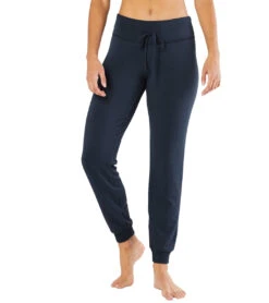 Beyond Yoga Cozy Fleece Lounge Around Midi Joggers Nocturnal Navy -Pranty Yoga Shop 4459186389035 nocturnalnavy