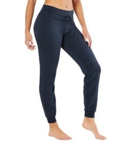 Beyond Yoga Cozy Fleece Lounge Around Midi Joggers Nocturnal Navy