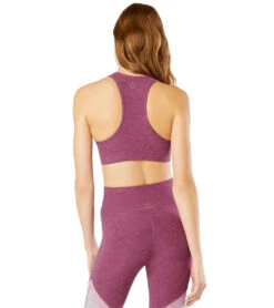 Beyond Yoga Spacedye Lift Your Spirits Yoga Sports Bra Desert Berry-Blush Blooms