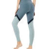 Beyond Yoga Tri-Panel Spacedye High Waisted 7/8 Yoga Leggings Stormy Blue/Nocturnal Navy/Sage Brush