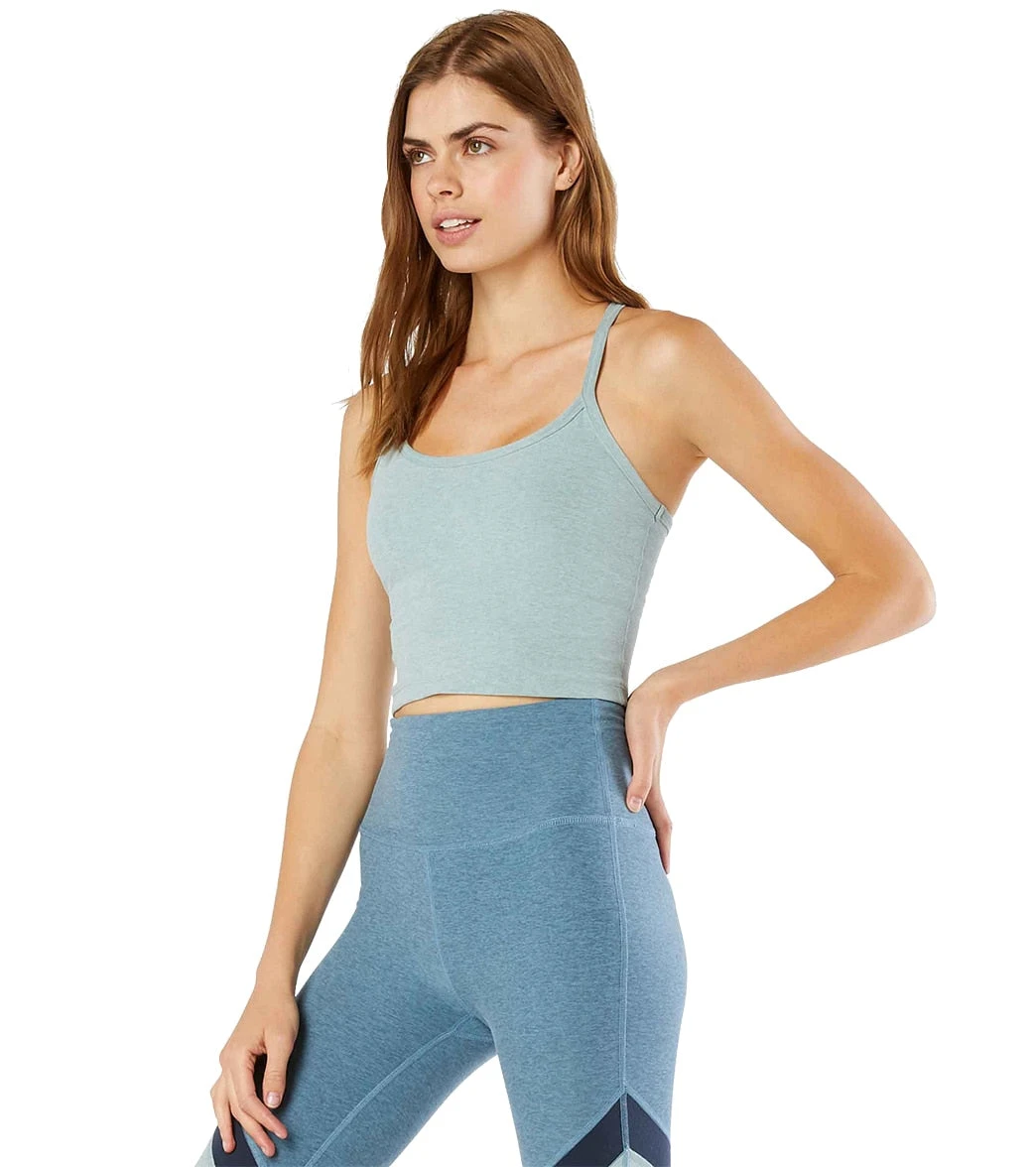 Beyond Yoga Spacedye Slim Racerback Cropped Tank Sage Brush-Agave Green 4 Beyond Yoga Spacedye Slim Racerback Cropped Tank Sage Brush-Agave Green - Image 2