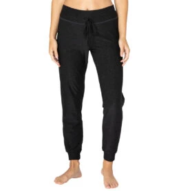Beyond Yoga Luxe Lounge Around Midi Joggers Black -Pranty Yoga Shop 4459284758571 black