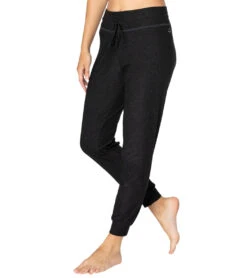 Beyond Yoga Luxe Lounge Around Midi Joggers Black