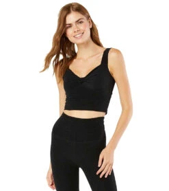 Beyond Yoga Spacedye Don't Get Twisted Cropped Yoga Tank -Pranty Yoga Shop 4459285381163 darkestnight