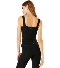 Beyond Yoga Spacedye Don't Get Twisted Cropped Yoga Tank -Pranty Yoga Shop 4459285381163 darkestnight 4a