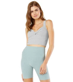 Beyond Yoga Spacedye Don't Get Twisted Cropped Yoga Tank -Pranty Yoga Shop 4459285413931 silvermist 2a