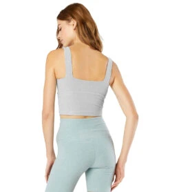 Beyond Yoga Spacedye Don't Get Twisted Cropped Yoga Tank Silver Mist -Pranty Yoga Shop 4459285413931 silvermist 4a 1