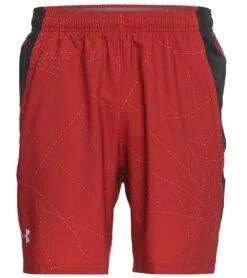 Under Armour Men's Launch SW 7" Printed Short -Pranty Yoga Shop 4473482608683 arubaredblack