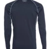 Under Armour Men's UA Heatgear Armour Long Sleeve Black/Steel 1 Under Armour Men's UA Heatgear Armour Long Sleeve Black/Steel -Pranty Yoga Shop 4473485787179 blacksteel 2a