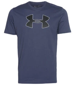 Under Armour Men's Big Logo Short Sleeve Tee -Pranty Yoga Shop 4473486835755 blueinkblack
