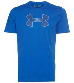 Under Armour Men's Big Logo Short Sleeve Tee -Pranty Yoga Shop 4473486868523 versablueamericanblue 1a